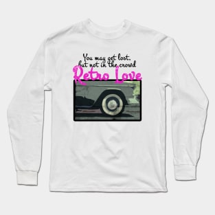 Retro Love Classic Cars Lover Long Sleeve T-Shirt